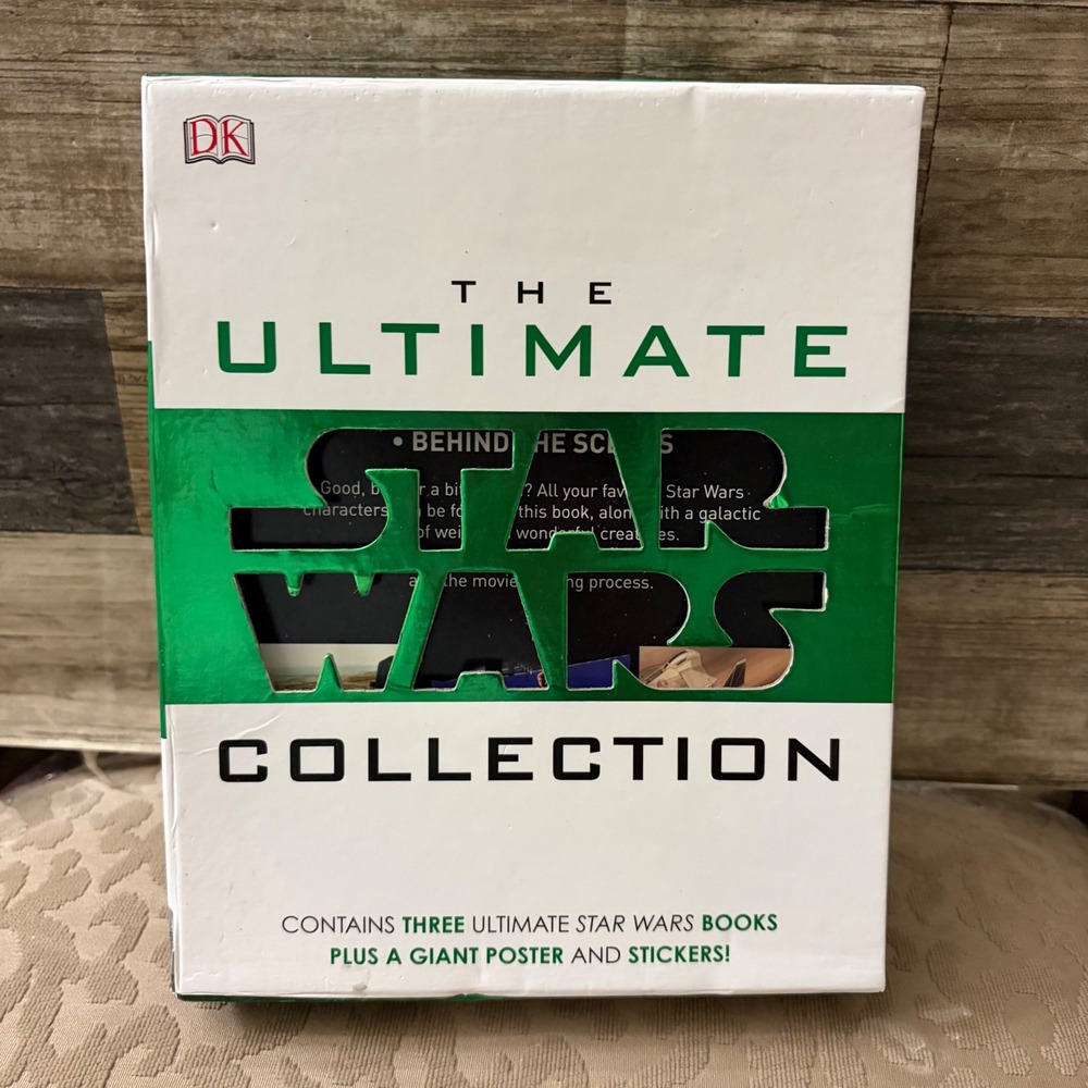 DK The Ultimate Star Wars Collection 3 Book Set Poster Stickers Imperial Era